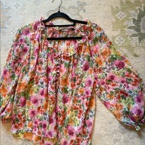 Zara Floral Blouse